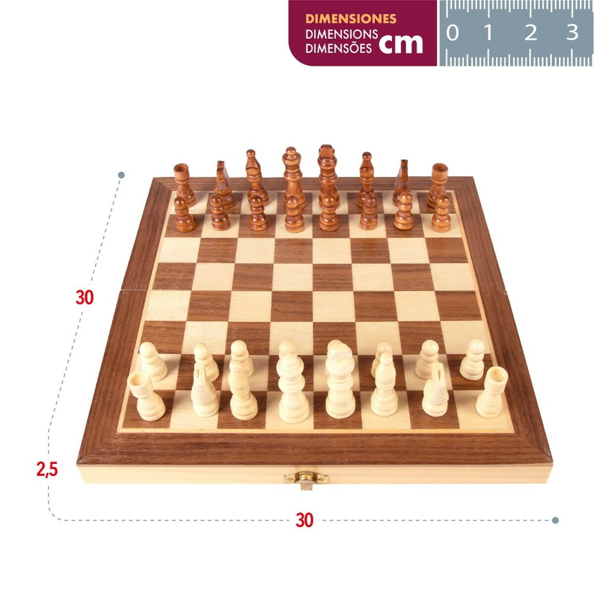Skak CB Games Træ (6 enheder)